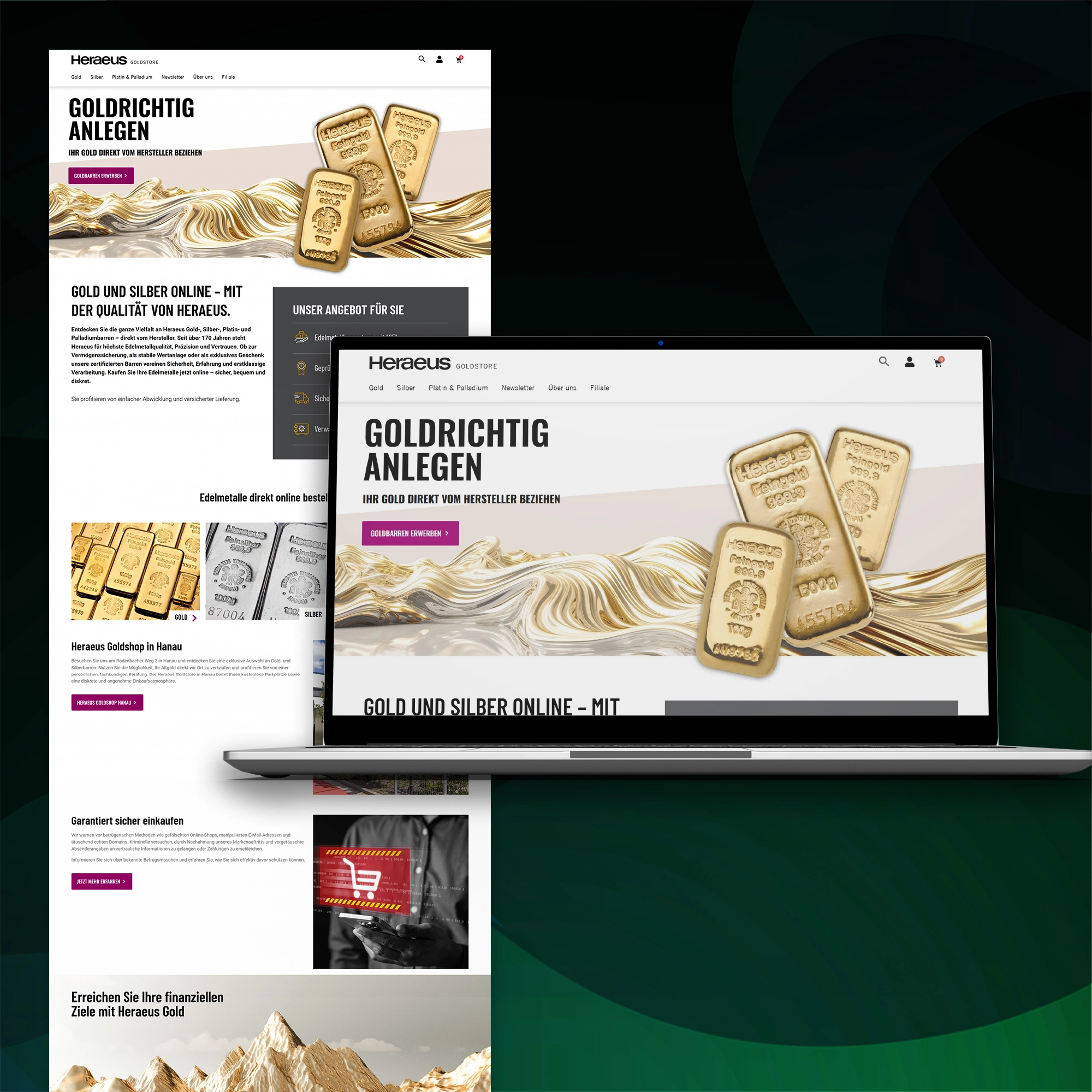 Heraeus Goldshop
