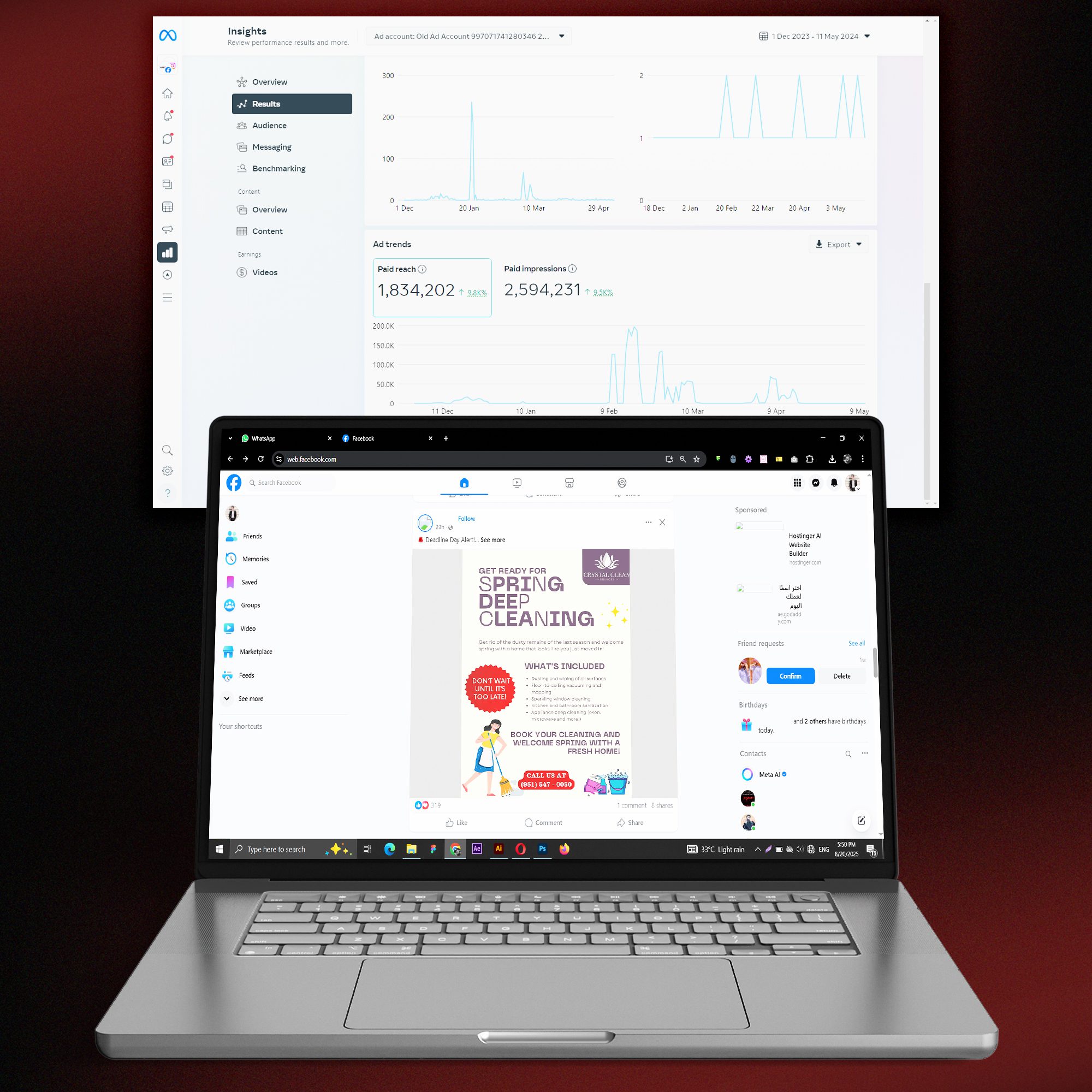 Cleaning Service Lead Generation Campaign