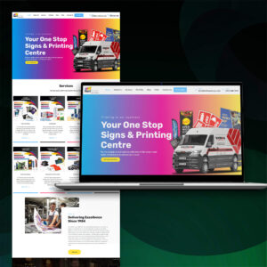 printing website development